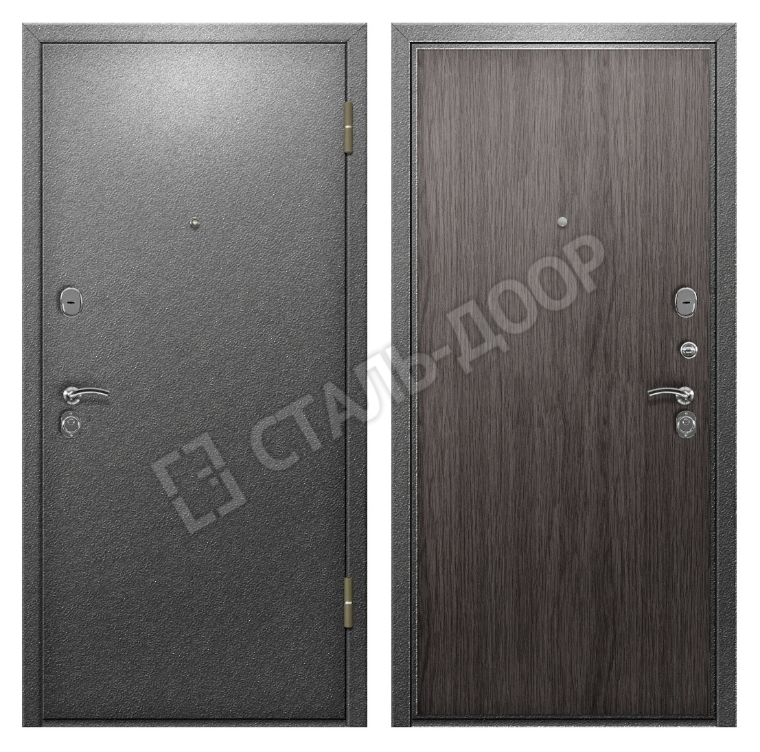 Уличная металлическая дверь для коттеджа MTD-526