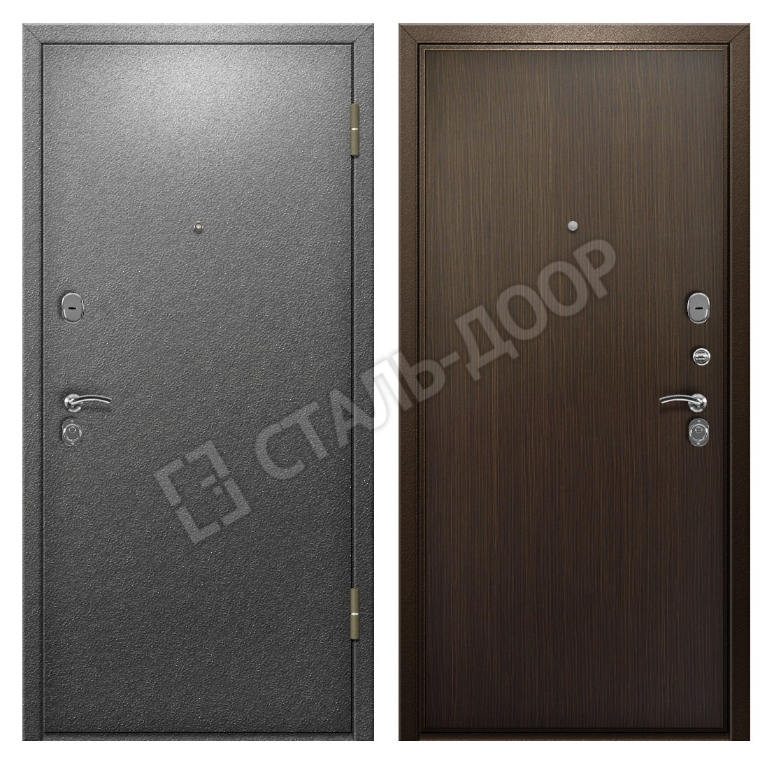 Наружная металлическая дверь для дома MTD-532
