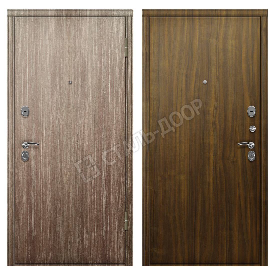 Однопольная металлическая дверь эконом MTD-1137
